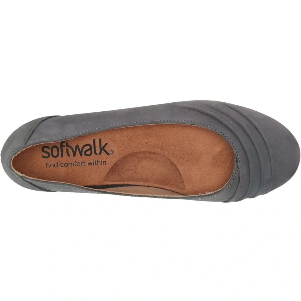 NWTIB • Softwalk • Women's Ballet Flat • Denim Nubuck • Size 8.5 M